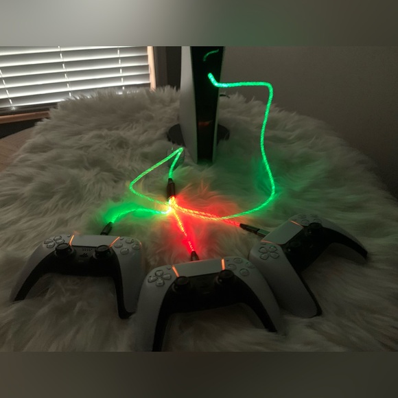 Colorful Fast Charging Cable For Sony PlayStation 5 Controller - Picture 3 of 14
